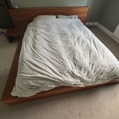BO Concept - 5ft walnut bed and under storage
