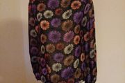 Size 10 Black Flower Top