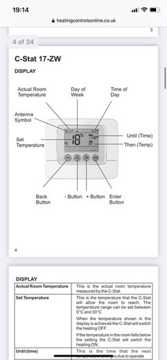 HORSTMANN C-STAT 17-ZW heating controller
