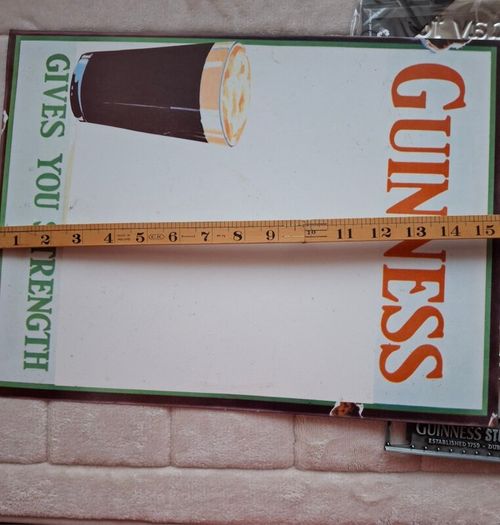 Guinness  Strong Heavy Metal Notice Board or Sign ,  Guinness  Metal Toucan  Sign , Guinness Metal Bottle Opener