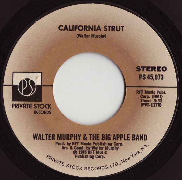 A Fifth of Beethoven The Big Apple Band Single