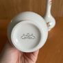 Vintage Small Flower Bud Vases England Fine Bone China Image 3