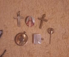 religious pendants etc