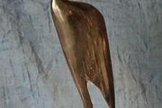 Bone carved Crane