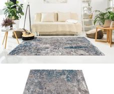 rug blue and grey 140x200mm
