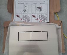 flush plate satin chrome p65-0017-0240