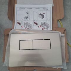 flush plate satin chrome p65-0017-0240