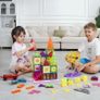 XXL  Magnetic Tiles Magnetic Building Toy 181 PCS Magnet Blocks for Kids 3D Set Image 4