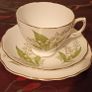 Vintage Royal Vale " Lily of the Valley", Bone China. 3 x Cup, Saucer,Side Plate Image 5