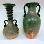 Pair of Murano Scavo glass vases 1960s Image 2