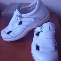 Boy's White Leather Shoes Size Uk11 Eu29