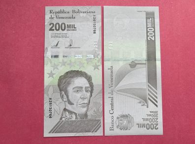 Venezuela  200 Mil  2020 Pick 115a ( Uncirculated )