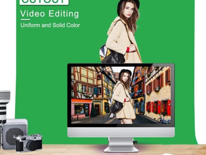 Green Screen Background with Stand 2x2M/6.5x6.5Ft,1.5 x2M GreenScreen Photography Backdrop Kit for Gaming,Photo Studio,Stream,Chroma Key (FREE POSTAGE)