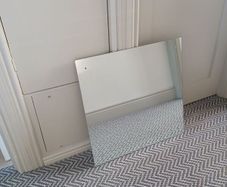 Vintage Frameless Mirror