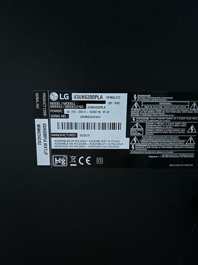 43" Lg Tv