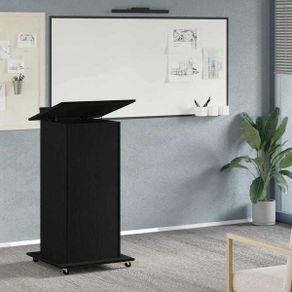 Mobile Lectern Table Engineered Wood