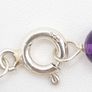 Silver Cross Necklace With Amethyst And Freshwater Pearls Image 4