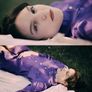 Zara purple Dress rhinestone buttons, size S Image 7