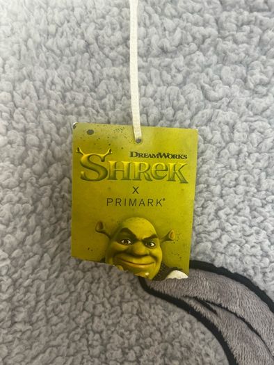 Primark Shrek Donkey Grey Fleece Hoodie (Size XS UK 6/8)