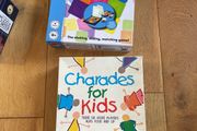 charades , square up , children's games