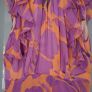 MINT VELVET Mauve and Salmon Floral Ruffle Midi Sz 10 UK - Rrp 220 (New) Image 5