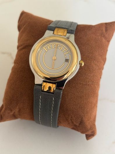 Ferrari Cartier Ladies' Watch Quartz Steel/Gold 28 mm Vintage Rare Wristwatch