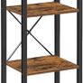 Bookcase, standing shelf, DVD shelf, with 6 levels, office shelf, open shelves, for office, living room, bedroom, kitchen, 30 x 40 x 187.5 cm Image 2