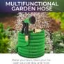 Expandable Garden Hose with 8 Function Hose Nozzle, Lightweight Anti-Kink Flexible Garden Hoses, Extra Strength Fabric with Double Latex Core (50 FT, Green) Image 3