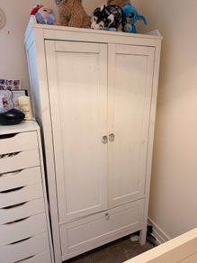 ikea white childrens wardrobe