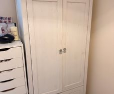 ikea white childrens wardrobe