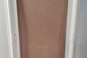Large White Ornate Picture  Mirror Frame Only 148cm x 87cm Storage Clearance