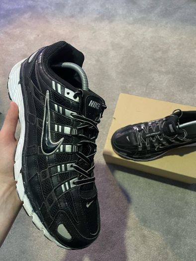 Black and white Nike p6000s