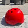 red bicycle helmet Image 3