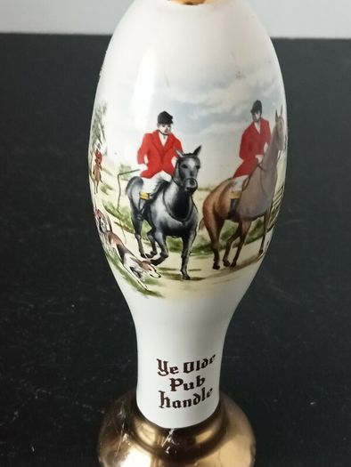 Ye Olde Vintage C1960' Pub Handle Ceramic Mead Decanter filled with Mead