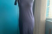 COS navy midi dress. Size XS