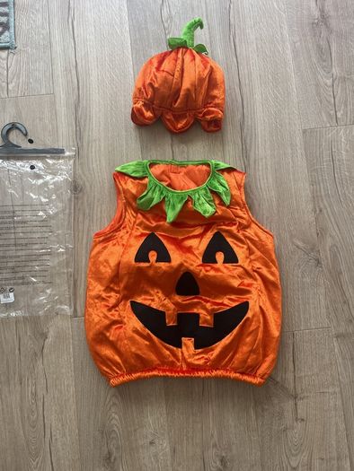 Pumpkin costume 3/4y
