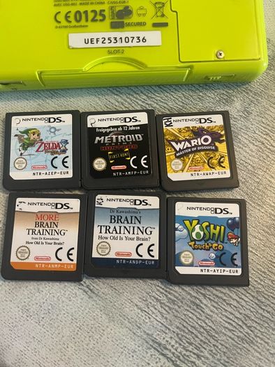 nintendo ds lime green