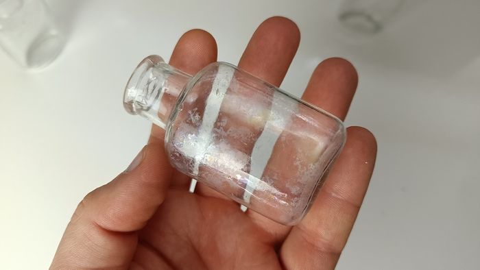 433 - Set of 3 Small Vintage Wellcome Chem Works Collectible Decorative Bottles