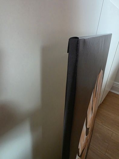 3 framed printed canvas 45x65cm