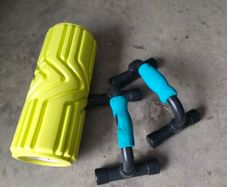 Foam roller & push up bars