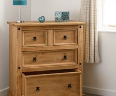Corona 2+2 Drawer Chest