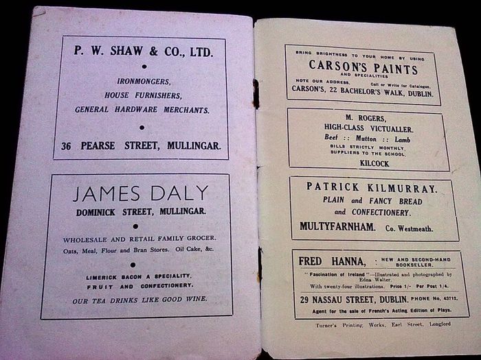 The Wilsonian Multyfarnham Westmeath Wilson's Hospital 1939