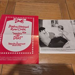 1972 Whats Up Doc Press Sheet And Press Photo Barbra Streisand