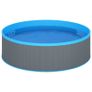 Splasher Pool with 4-Step Ladder 350x90 cm Grey Image 3