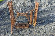 Vintage cast iron Singer treadle sewing machine base
