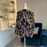 Ladies Navy & Mustard Chiffon Top from Dunnes Stores. Size UK 20-22 / EU 48-50 Image 8