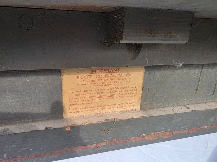 Antique Colbran Bratt fire surround circa. 1920