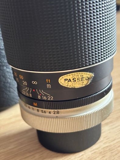 Porst Tele MC 135mm f/2.8 Auto Vintage Manual Focus Lens Multi Coated Japanese Lens