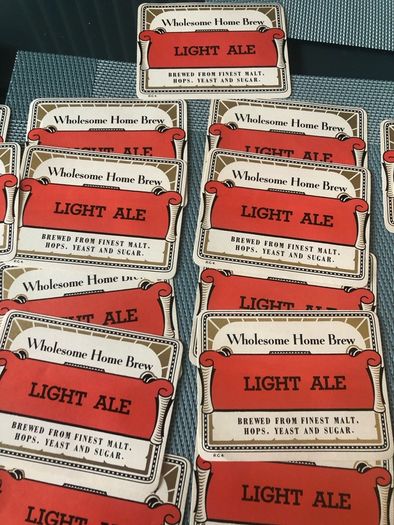 Collection of vintage Home Brew Lables