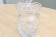 Lidded Crystal Preserve Jar